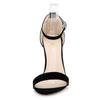 Newest Women Pumps Open Toe Sexy Ankle Straps High Heels Shoes Summer Ladies Bridal Suede Thick Heel Sandals