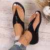 Fashion Summer Designer 2025 New Women Sandals Low Heel Solid Indoor Outdoor Women Comfortable Lightweight Flip Flops Sandals Women