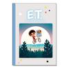 Showa Note Universal Stationery Pack A5 Free A4 Clear File Sticky Stickers E.T. 4-Piece Set Notebook, (Single Type), Notes, Film-Style (942816M01)