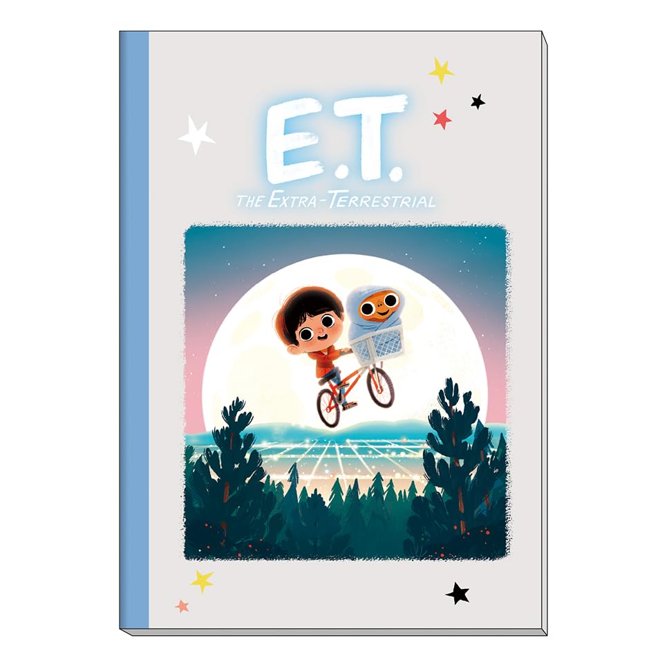 Showa Note Universal Stationery Pack A5 Free A4 Clear File Sticky Stickers E.T. 4-Piece Set Notebook, (Single Type), Notes, Film-Style (942816M01)