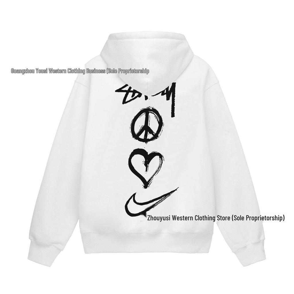 Studijní stahovací pánská mikina s kapucí West Maoquan - Vysoce kvalitní těžký bavlněný svetr 700 g, Pár styl