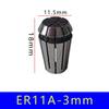 ER11A Collet Holder Spindle Motor for Engraving Machine - Elastic Tool Chuck & Nut Cap Accessory