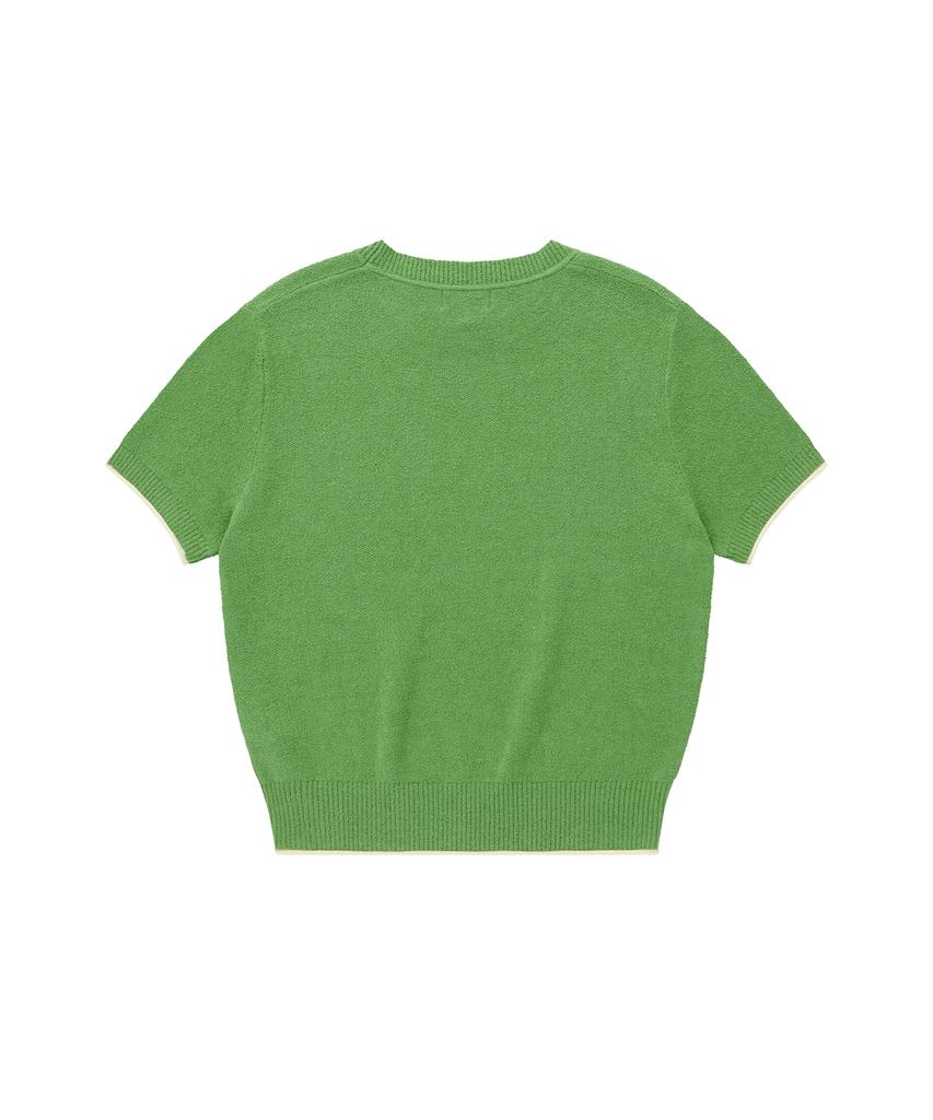 COVERNAT WOMAN Cooper Logo Half Knit Green
