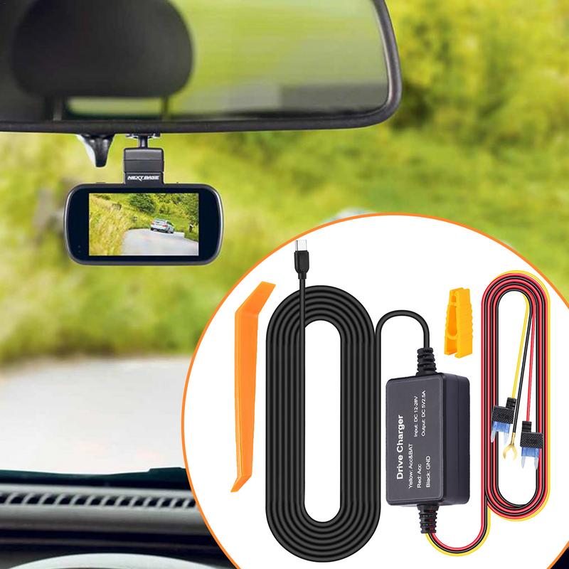 Dashcam Cable Adapter Dashcam Charger Cord Multi-purpose Battery Adapter Cord Extension Cord Cable For Car Driving Recorder