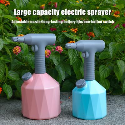 1 l/1,6 l elektrische Sprühflasche, einstellbarer Wassersprüher, Pflanzenzerstäuber, wiederaufladbar über USB, automatische Gießkanne zum Bewässern und Düngen von Gartenpflanzen