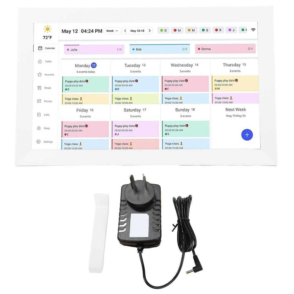 15,6 Zoll Wandplaner Digitaler Kalender Aufgabenplaner WiFi Intelligenter Touchscreen Interaktives Display Wand-Schreibtischhalterung APP