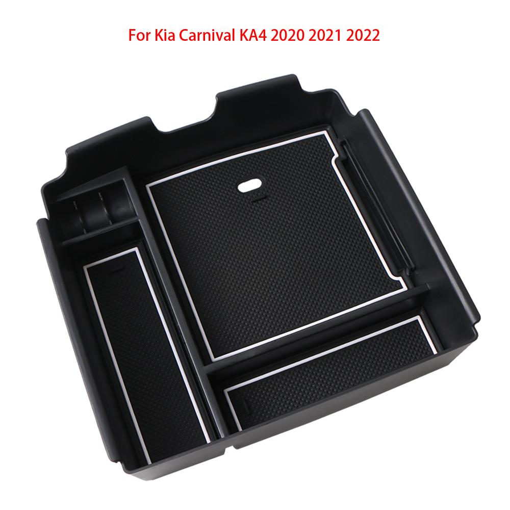 

Автомобильный центральный подлокотник, держатель для ящика для хранения для Kia Carnival KA4 2022, органайзер для центральной консоли, уборка