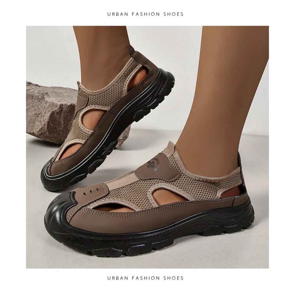 Herrensandalen, schwimmende Tauchschuhe, Strandschuhe, Outdoor-Wanderschuhe, Outdoor-Watschuhe