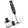 500W Handheld Immersion Blender 500ml Processor Stainless Steel Blades 4-In-1 Handheld Stick Mixer Set Egg Whisk Whisk Juicer