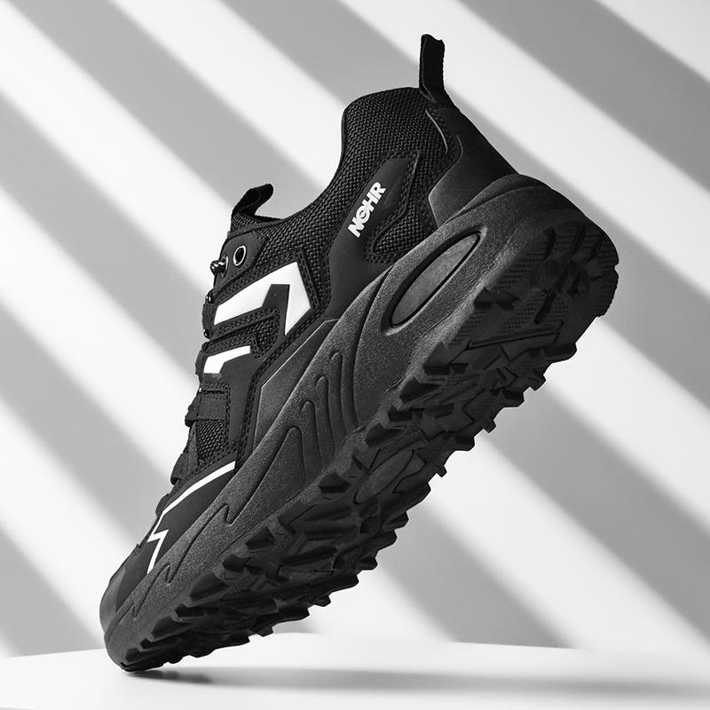 Mesh Hiking Shoes Men's Breathable Platform Sneakers Non-Slip Wear-resistant Outdoor Footwear for Trekking Camping Size 39-46