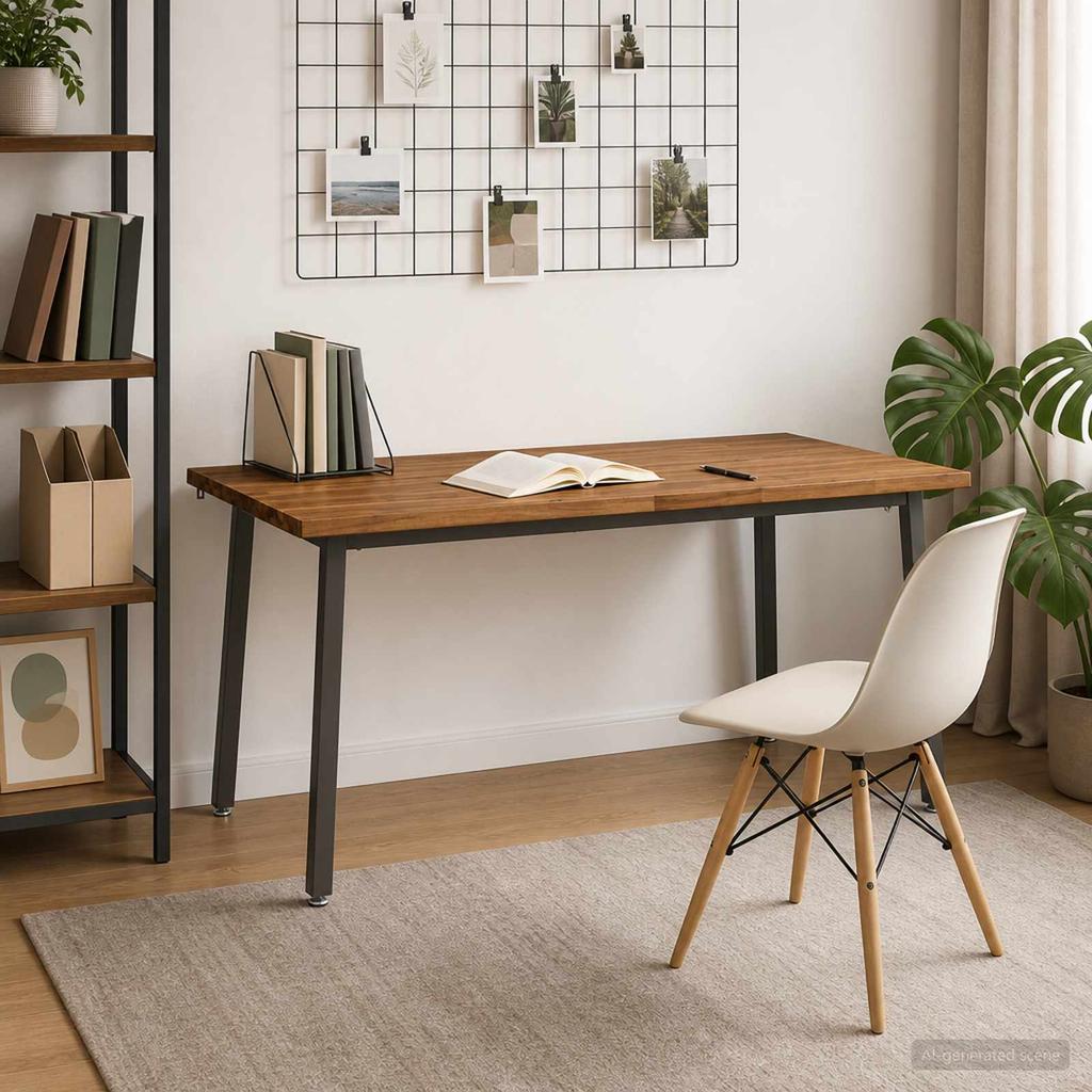 Live Edge Dining Table 160 x 70 x 75 cm Solid Acacia Wood Natural