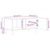 Coffee Table Brown 80 x 50 x 40 cm Solid Mango Wood