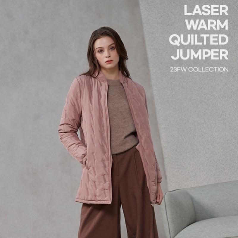 Exr Women S laSer Warm Quilted Jumper