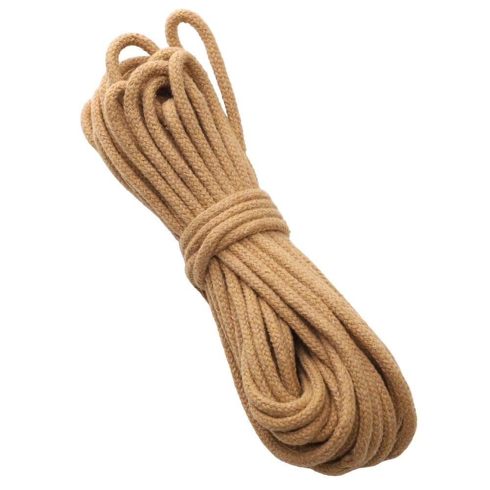 High Quality 10Meters/Lot Braided Cotton Cord Colorful DIY Braided Rope 4mm Woven String Home Textile