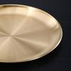 Kitchen Stainless Steel Round Food Tray Korean Style Steak BBQ Buffet Plates Shallow Thicken Durable Dishes Storage Containers