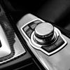 DWCX Car Styling Interior Botões Multimídia Capa Moldura Acabamento Para BMW Série 1 3 4 5 7 X1 X3 X4 X5 X6 E81 E87 F30 2013 2014