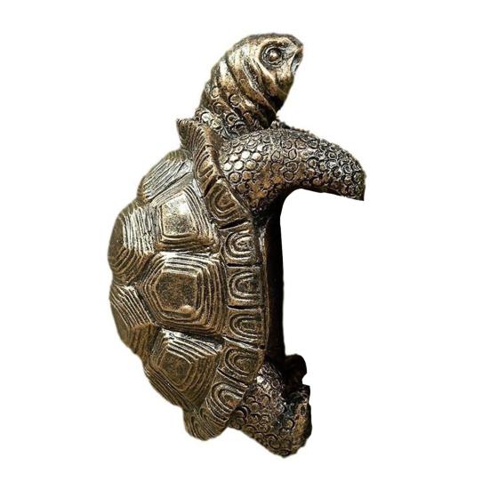 Resin Tortoise Ornament Flowerpot Climber Retro Style Plant Pot Edge Dinosaur Figurine for Planters Vases Fences Shelves Indoor Outdoor