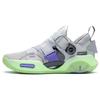 New LiNing All City 9 V2 Cushioning Anti Slip And Wear Resistant Low Top Basketball Shoes Gray ABAR121-5