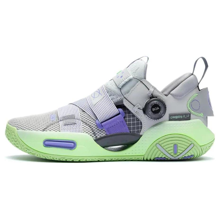 

New LiNing All City 9 V2 Cushioning Anti Slip And Wear Resistant Low Top Basketball Shoes Gray ABAR121-5 40