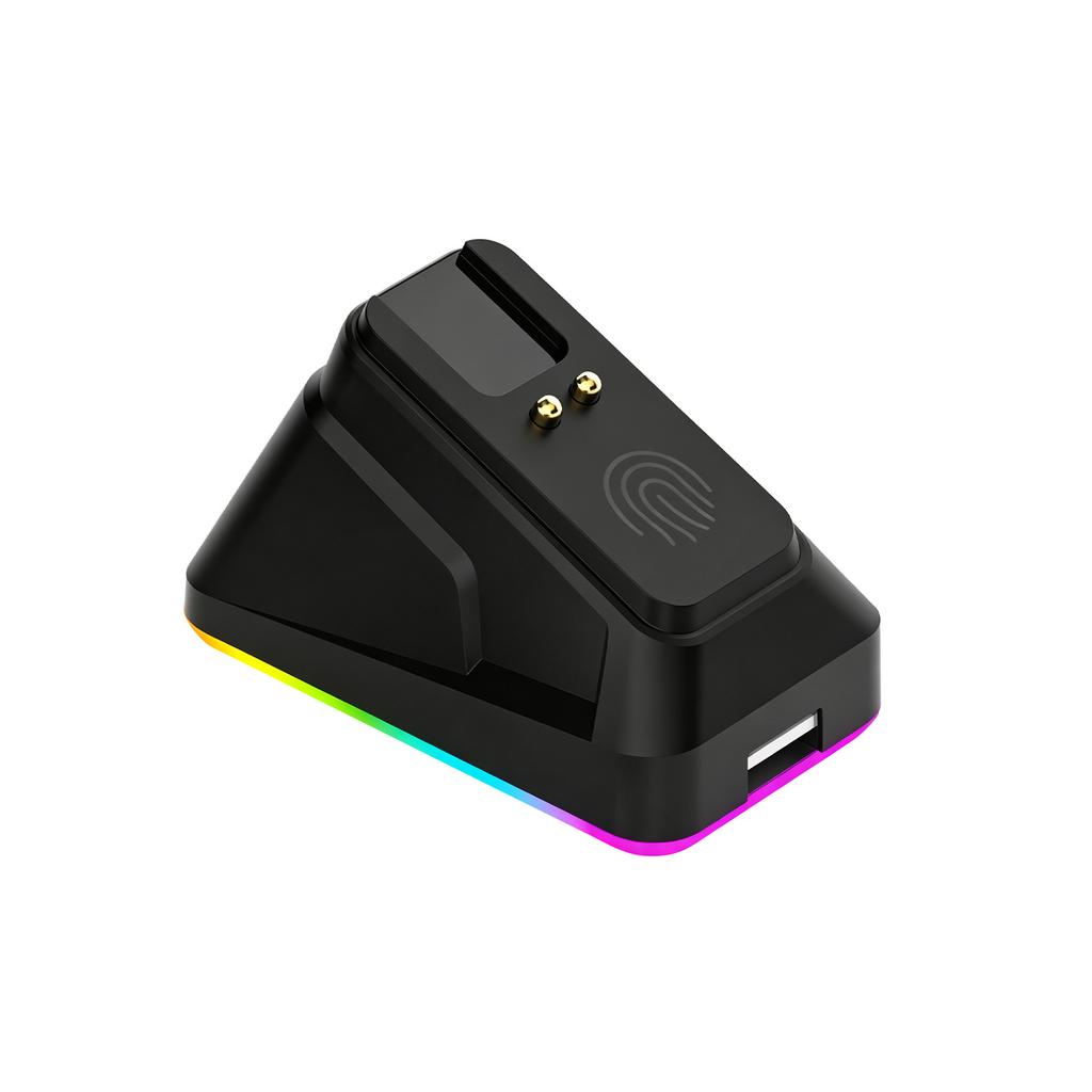X9pro Lightweight Gaming Mouse with RGB Charging Dock 3 Mode Wireless BT Mouse PAW3311 Sensor