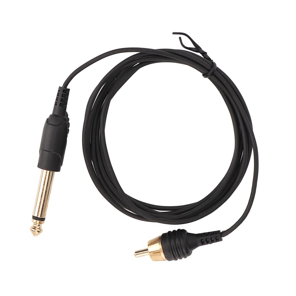 RCA Tattoo Clip Cord Steady Current Stable Tattoo Machine RCA Clip Cord for Salon Use 6.2ft