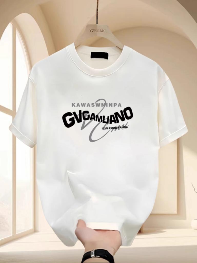 2025 Summer New Fantastic Mens 100 Pure Cotton and Pure Colour of ColthesTShirt for Men Quick Drying Comfortable TShirt