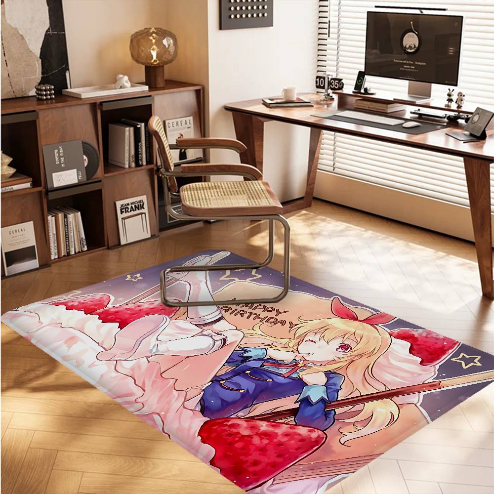 Anime Aikatsu Door Mat Washable Non-Slip Living Room Sofa Chairs Area Mat Kitchen Doormat Area Rug