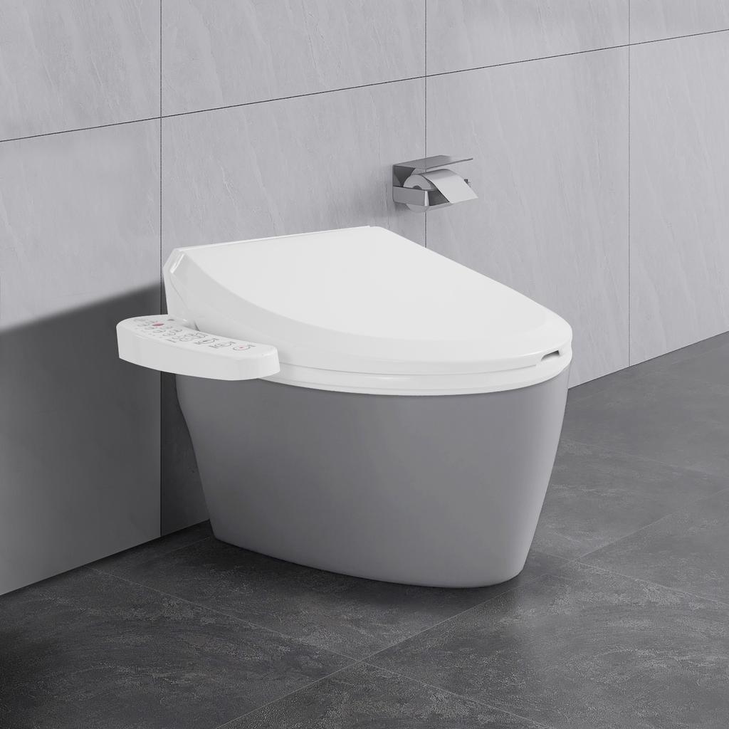 Universal Intelligent Toilet Lid with Deodorization Function, Automatic Flushing and Massage Toilet Cover for Bedrooms & Hotels