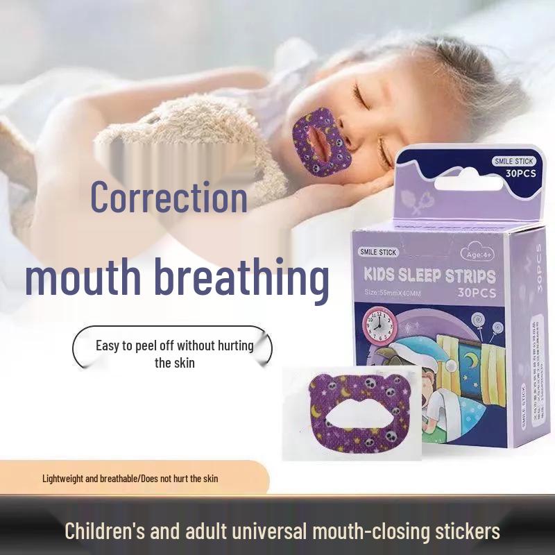 Children's Anti-Snoring Mouth Breathing Correction Patch - Certified Sleep Aid for Closed Mouth Breathing