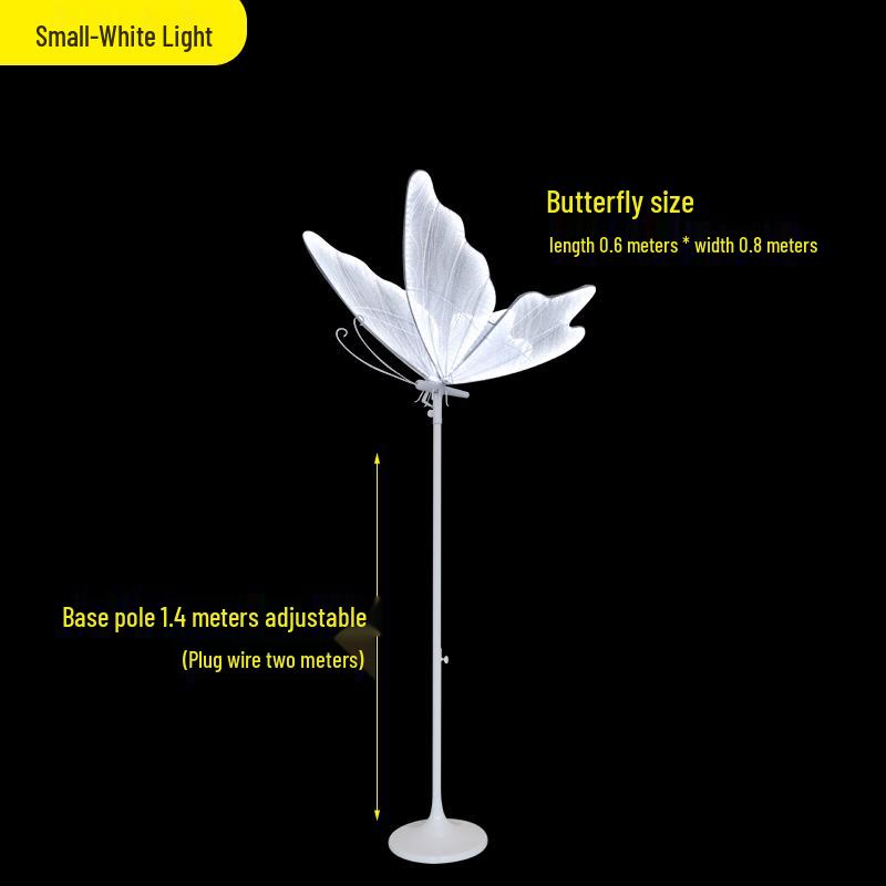 Luminous Butterfly Wings Chandelier: Wedding Ceiling Decoration & Aisle Guide