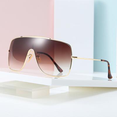 50279 Large Frame One-Piece Lenses Sunglasses Women'S 2019 Glasses, Men'S And Women'S Street Sunglasses
