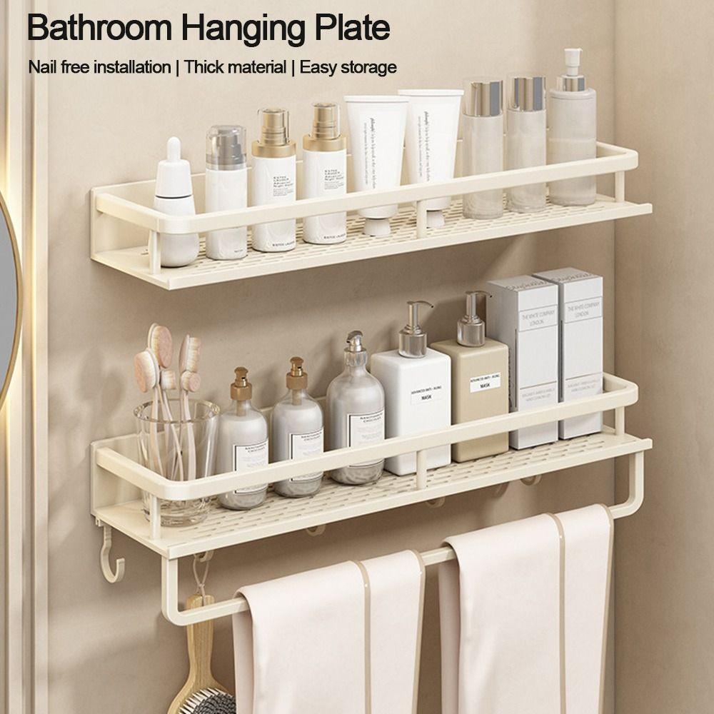 Wall Mounted Bathroom Hanging Plate Punch/Punch-Free Towel Rack  Bathroom Accessories