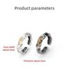 Anello Totem Pietra dei Desideri Regolabile, Gioielli Punk in Acciaio Inossidabile per Donne Uomini, Vestibilità Comoda Usura Quotidiana Idea Regalo