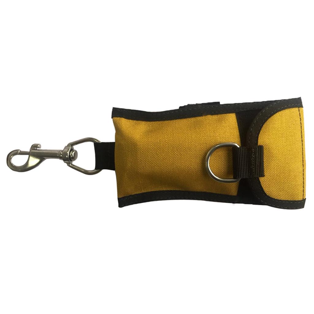 Scuba Diving Single Drift Hook Webbing Clip & Storage Bag