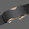 2025 Men's Fashion Leather Belt - Toothless Automatic Buckle, Trendy & Versatile for Casual & Business Wear
