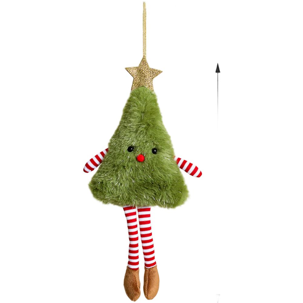Christmas Tree Decorations Hanging Garland Plush Cookie Man Doll