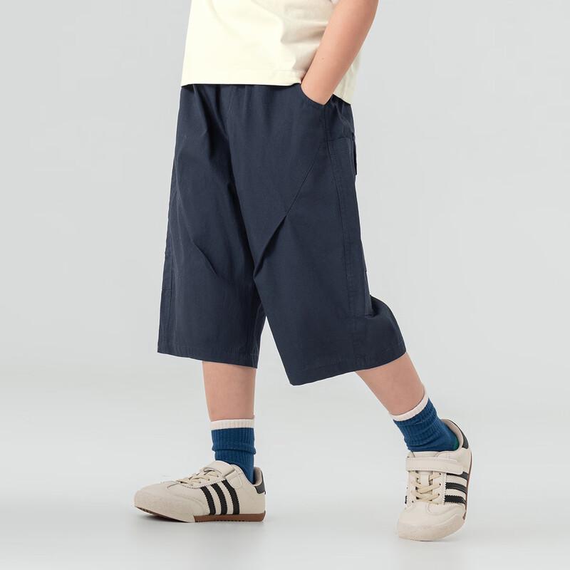 Boys  Summer Loose Fit Workwear Cargo Capris 130