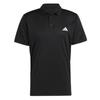 Adidas Unisex Tennis Fab Polo Shirt Functional Karati Regular Fit Black