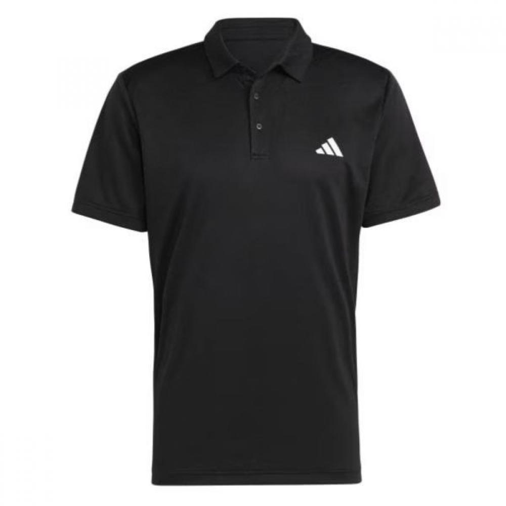 Adidas Unisex Tennis Fab Polo Shirt Functional Karati Regular Fit Black