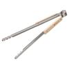 Snow Peak N-020 Fire Tongs Stainless Steel Grip Beech Wood Cooking Utensil