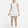 Nike Dri-Fit Court Victory Solid Versatile Comfortable Casual Tennis Sleeveless Dress Women Dresses White DD8731-100