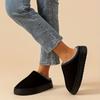 Pantofole da Donna Invernali da Interno e Esterno Tinta Unita Suola Spessa Antiscivolo Leggere Calde