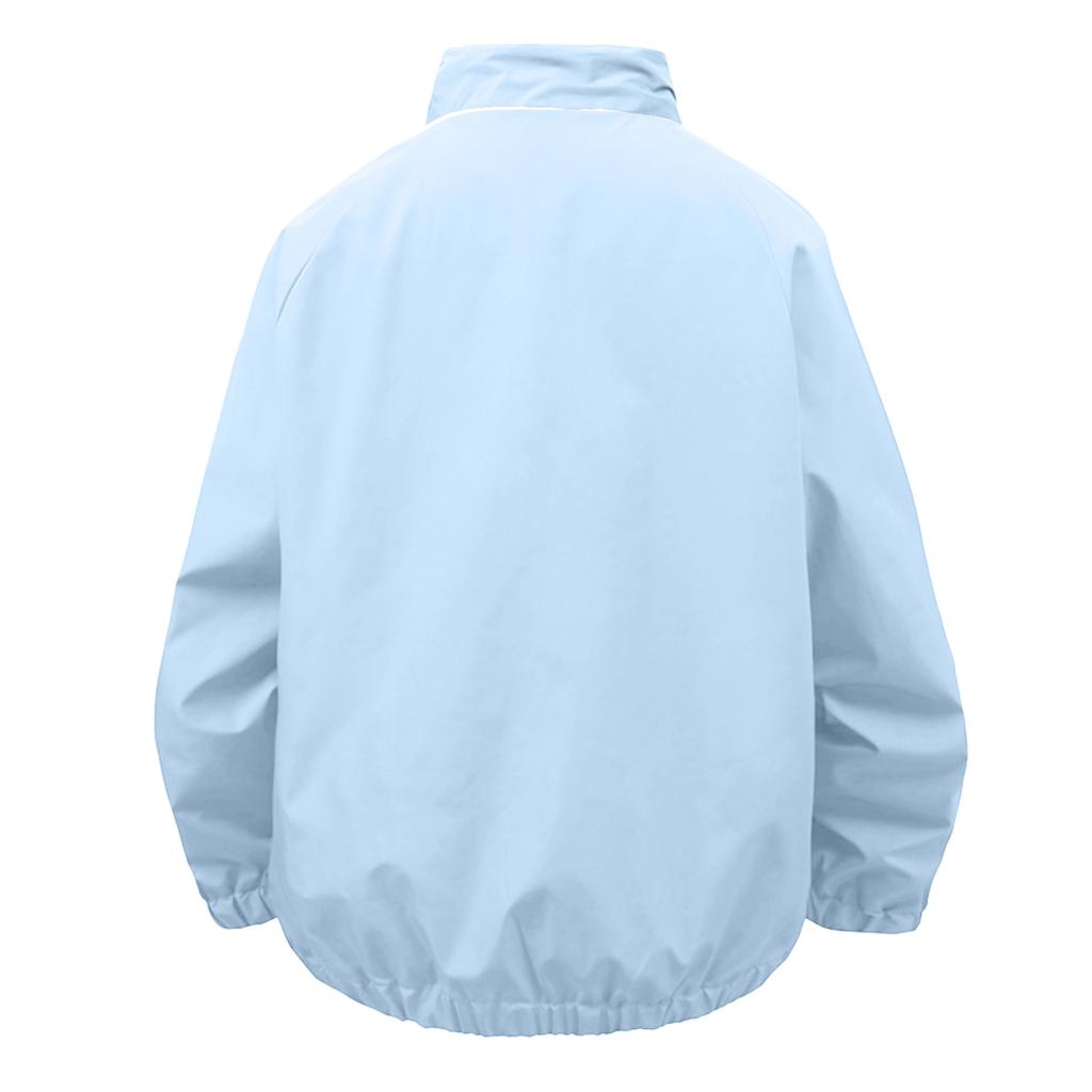 Men's Casual Stand-up Collar Solid Color Zipper Jacket Trench Coat, Men's Sports Coat