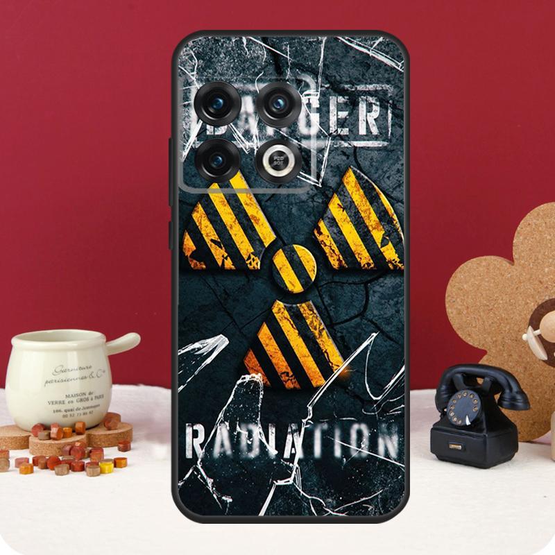 Nuclear Radiation Emblem Cover For OnePlus Nord 4 CE 3 2 Lite N30 N20 N10 OnePlus 10T 8T 13R 12R 13 12 11 10 Pro Case
