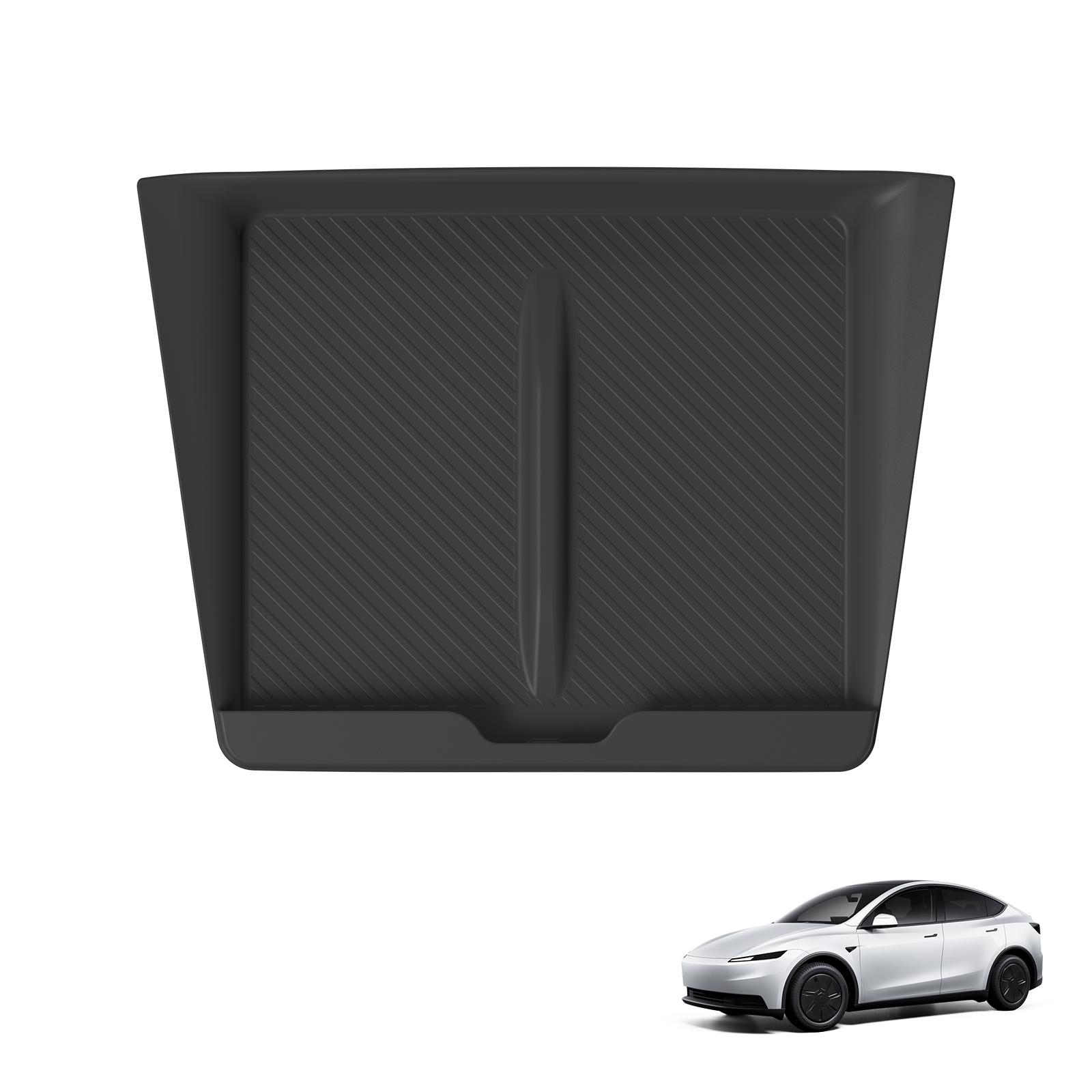 

for Tesla Model Y Standard RWD 2026 Center Wireless Charging Pad Phone Non-slip Protective Mat Car Interior Accessories Black