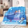 Frozen Flannel Blanket Cartoon Print Design for Travel Picnics Bedrooms Sofas Beds Chairs Home Decor Various Sizes Available