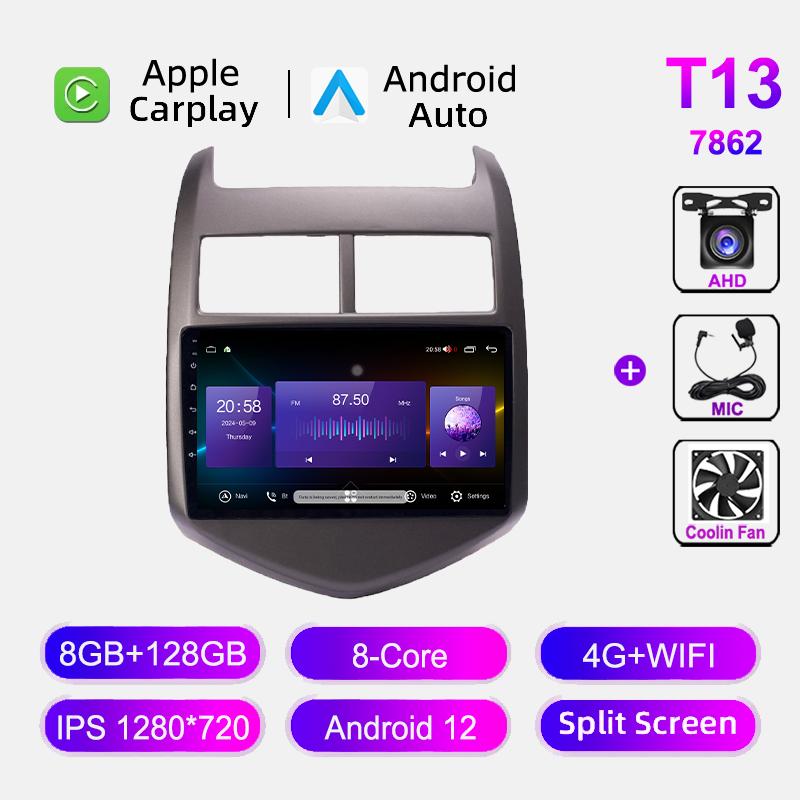 CarPlay Android Auto Car Radio Multimedia Player For Chevrolet Aveo 2 Sonic T300 2011-2015 Navigation GPS 2Din Auto Stereo