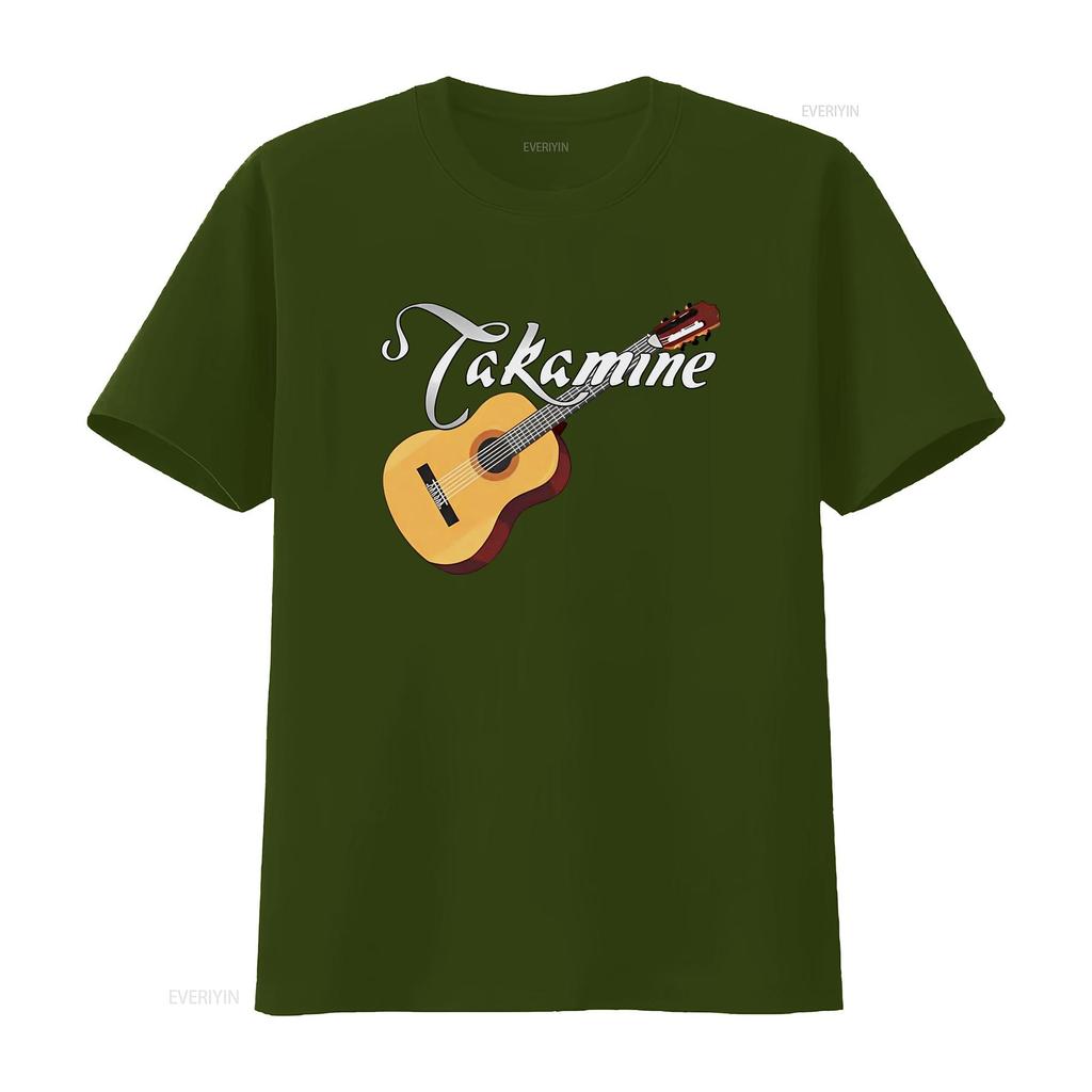 New Takamine Guitars Logo Unisexs T Shirt Funny Size S To 5xl Vintage Washed Casual Fashion Stylish Unisex Homme