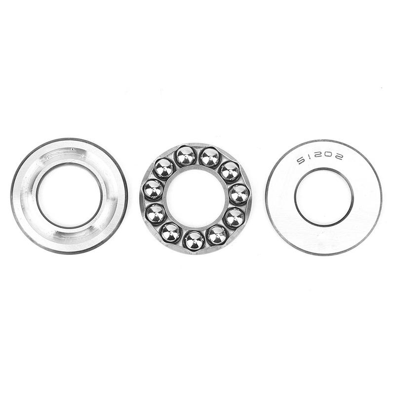 5pcs 51202 Plane Axial Ball Thrust Pressure Bearing Low Noise Single Column Industrial Accessory