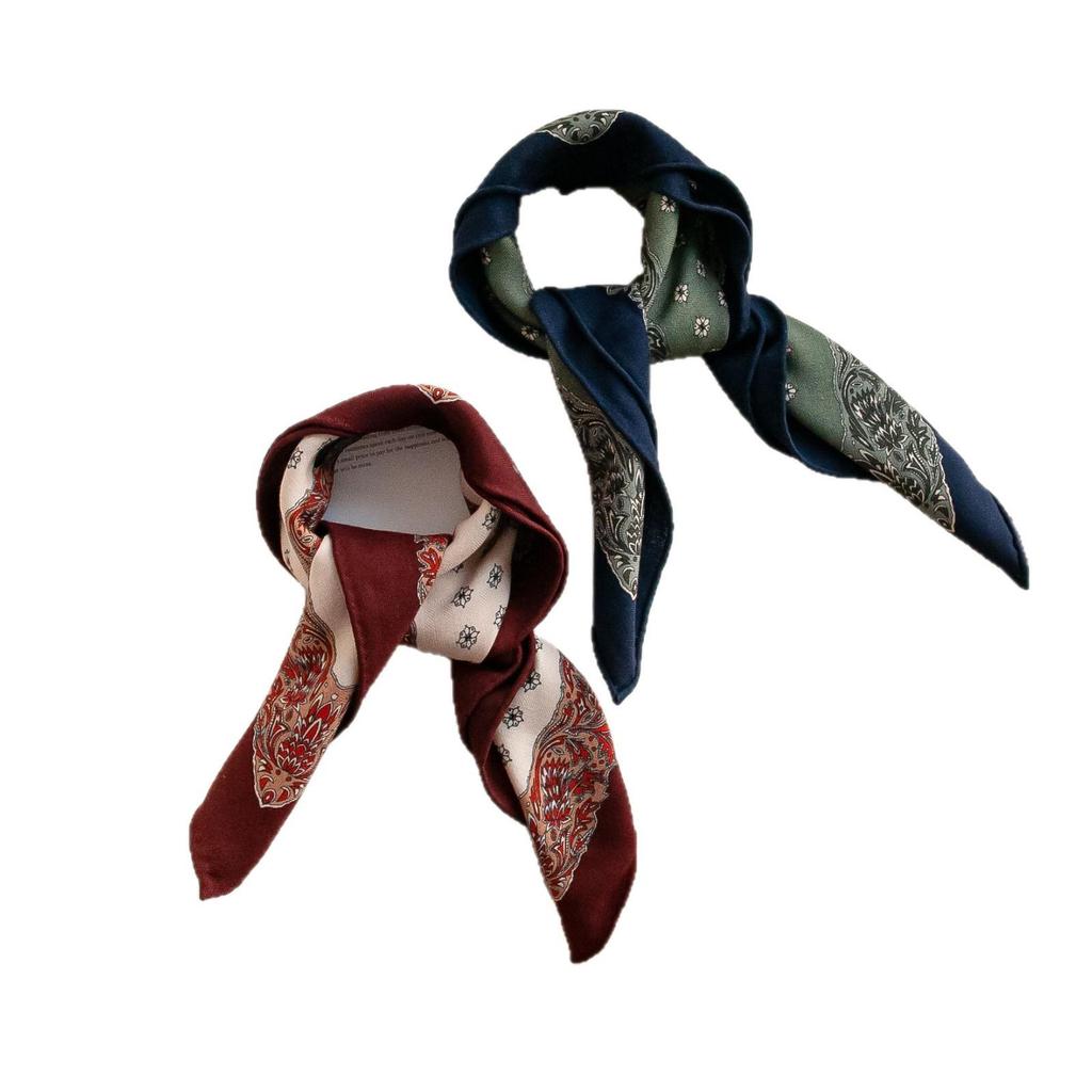 2025 Autumn Women's Elegant Wool Silk Scarf - Versatile & Stylish for Commuting